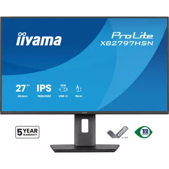 iiyama ProLite XB2797HSN-B1 Οθόνη υπολογιστή 68,6 cm (27 ίντσες) 1920 x 1080 Pixel Full HD LCD μαύρο
