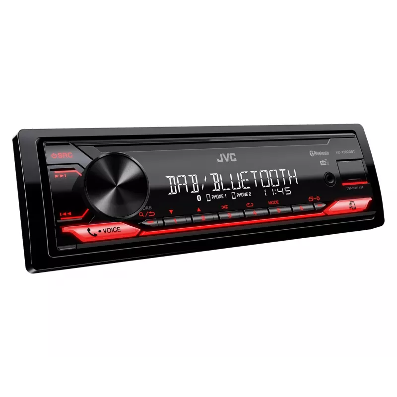 Δέκτης πολυμέσων αυτοκινήτου JVC KD-X282DBT Μαύρο 200 W Bluetooth