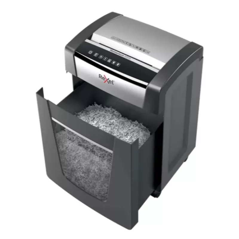 Rexel M515 Καταστροφέας εγγράφων Μικροκοπή 60 dB 23 cm Μαύρο, Ασημί