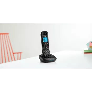 Motorola CD4001 ασύρματο τηλέφωνο DECT με αναγνώριση κλήσης μαύρο