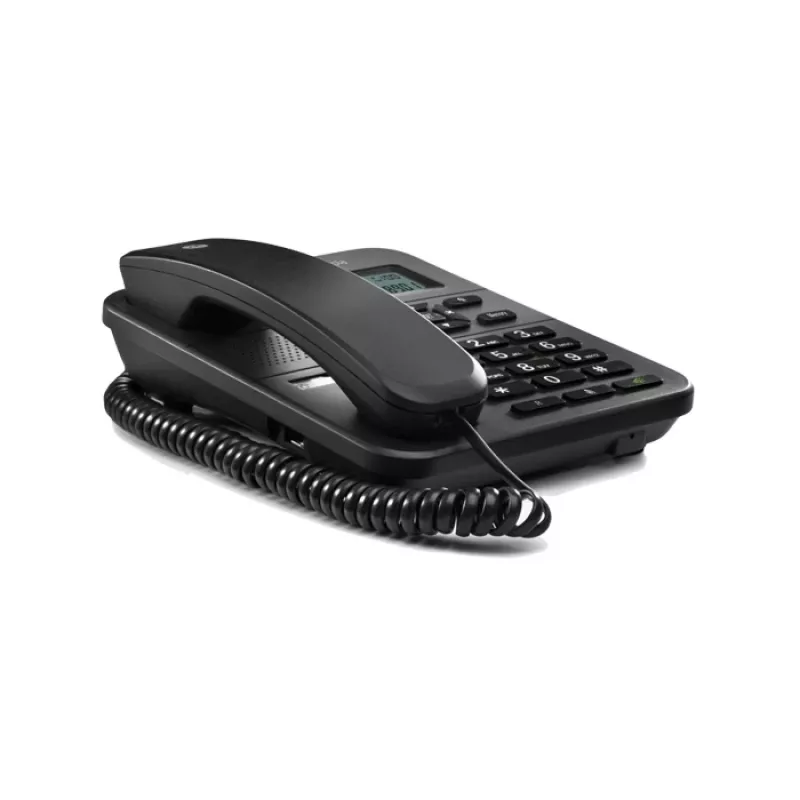 Motorola CT202 αναλογικό τηλέφωνο αναγνώριση κλήσης μαύρο