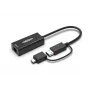 Origin Storage Προσαρμογέας USB3.0 ή USB-C (με προσαρμογέα βύσματος USB-C σε υποδοχή USB3.0) σε RJ45 Gigabit