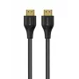 eSTUFF Καλώδιο HDMI 2.1 8K 2m, 2 m, HDMI Type-A (Standard), HDMI Type-A (Standard), 7680 x 4320 Pixel, 3D, Μαύρο