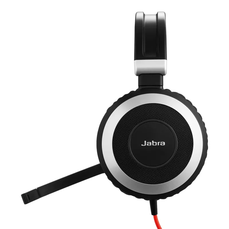 Jabra Evolve 80 MS Stereo, Ενσύρματο, Γραφείο/Callcenter, 646 g, Ακουστικά, Μαύρο