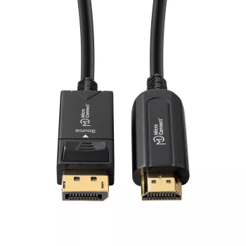 Microconnect DP-HDMI-2000V1.4OP Καλώδιο-προσαρμογέας βίντεο 20 m DisplayPort HDMI Type-A (Standard) μαύρο