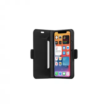 Wallet Case dbramante1928 Copenhagen λεπτή iPhone 12 mini μαύρο
