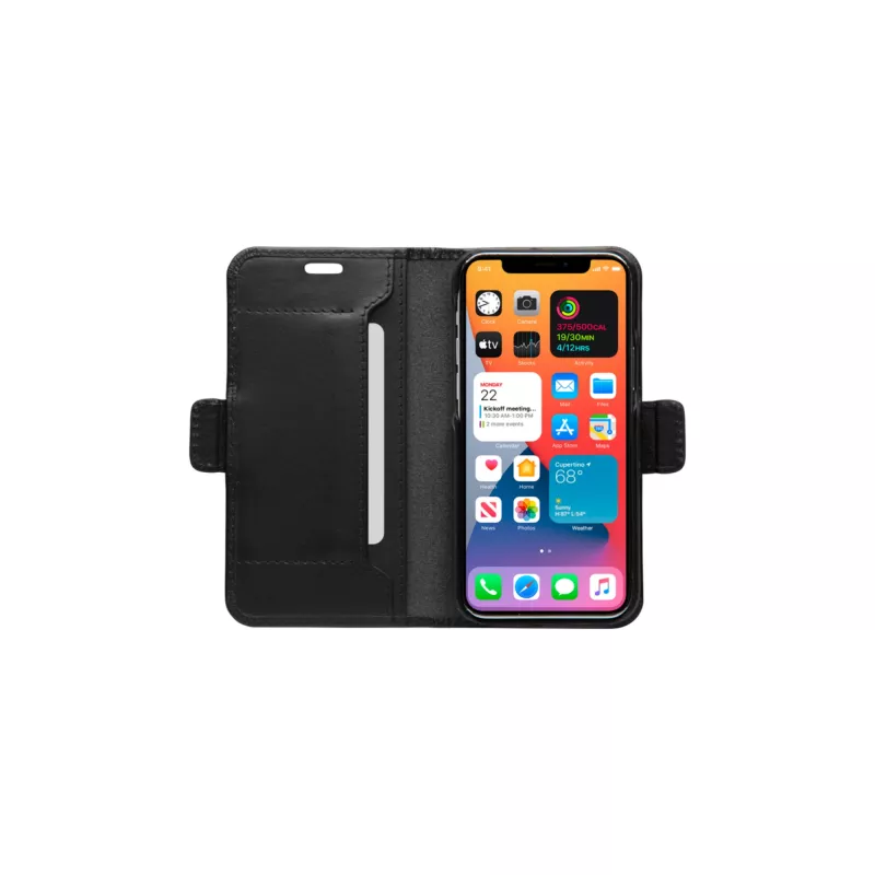 Wallet Case dbramante1928 Copenhagen λεπτή iPhone 12 mini μαύρο