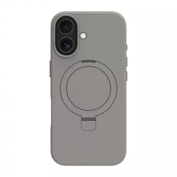 Θήκη κινητού dbramante1928 Roskilde MS Kick ICON για Apple iPhone 17, μονόχρωμο γκρι, Βάση επιτραπέζιου