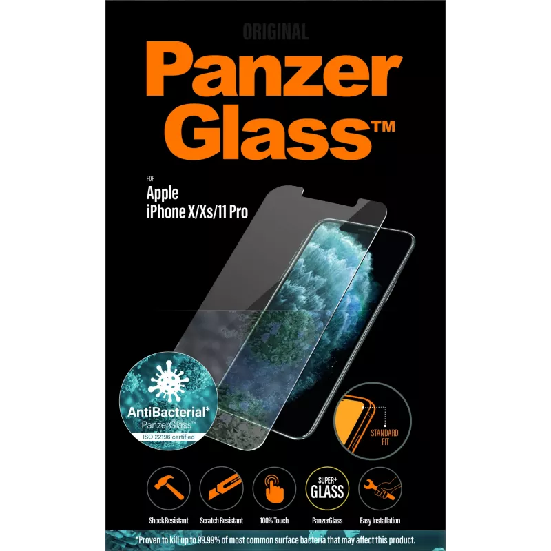 PanzerGlass® Προστασία οθόνης iPhone 11 Pro | Xs | X | Standard Fit