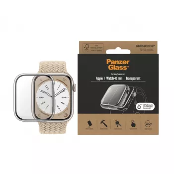 PanzerGlass Μεμβράνη προστασίας οθόνης Full-Body για Apple Watch Series 9/8/7 45 mm, Διαφανής (3659)
