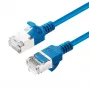 Microconnect V-FTP6A005B-schlank καλώδιο δικτύου μπλε 0,5 m Cat6a U/FTP (STP)