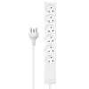 Microconnect MC-GRU0607DKW προέκταση ρεύματος 7 m 6 έξοδοι AC εσωτερικού χώρου λευκό