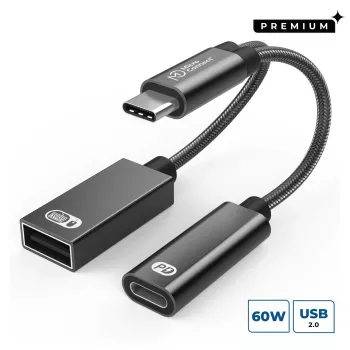 Προσαρμογέας καλωδίου βίντεο Microconnect MC-USBC-CFAF 0,13 m αρσενικό σε θηλυκό
