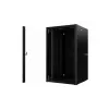Ερμάριο rack Lanview RWP20U45BL-D 20U επιτοίχιας τοποθέτησης μαύρο