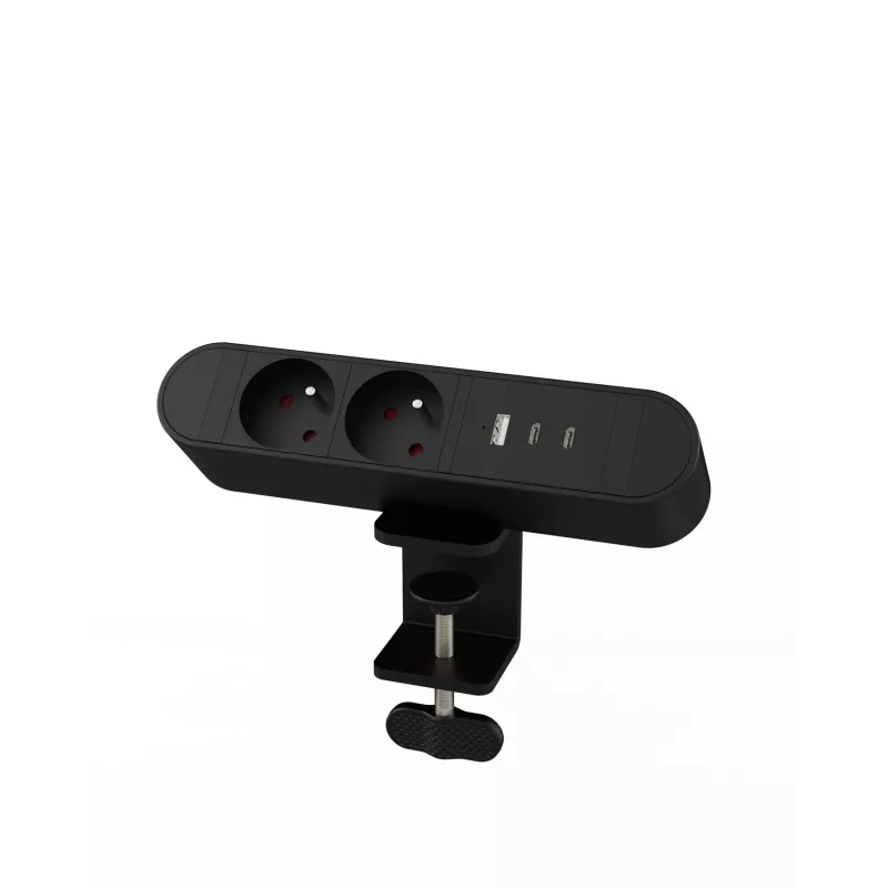 MicroConnect MC-MDPS-FR2-30W πολύπριζο επιτραπέζιο, 2 έξοδοι, 30W