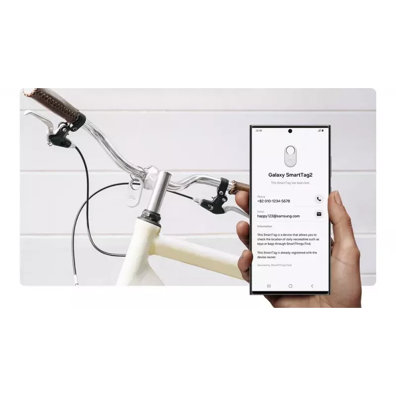 Bluetooth εντοπισμός αντικειμένων Samsung Galaxy SmartTag2 λευκό