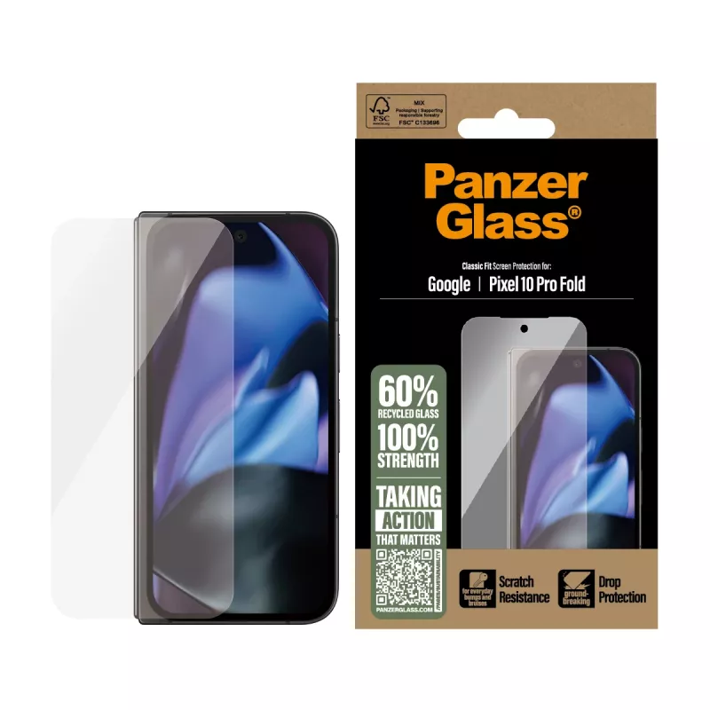 Προστασία οθόνης PanzerGlass ® Google Pixel 10 Pro Fold 5G | Classic Fit