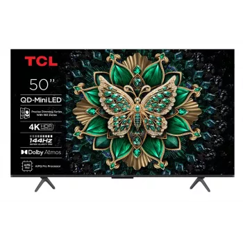 TCL 50Q6C TV 127 cm (50 inch) 4K Ultra HD Smart TV Wi-Fi Μεταλλικό