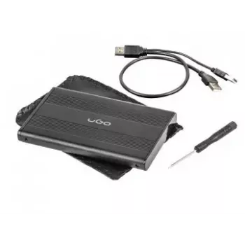 Θήκη HDD/SSD uGo Marapi S120 μαύρη 2,5 ιντσών