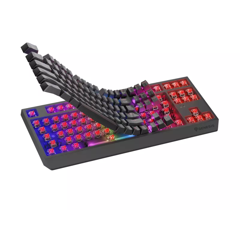 GENESIS Thor 230 TKL Πληκτρολόγιο Gaming USB + RF Wireless + Bluetooth QWERTZ μαύρο