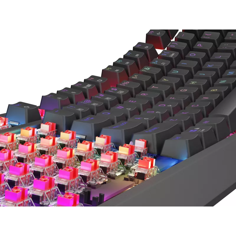 GENESIS Thor 230 TKL Πληκτρολόγιο Gaming USB + RF Wireless + Bluetooth QWERTZ μαύρο