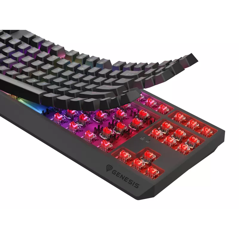 GENESIS Thor 230 TKL Πληκτρολόγιο Gaming USB + RF Wireless + Bluetooth QWERTZ μαύρο