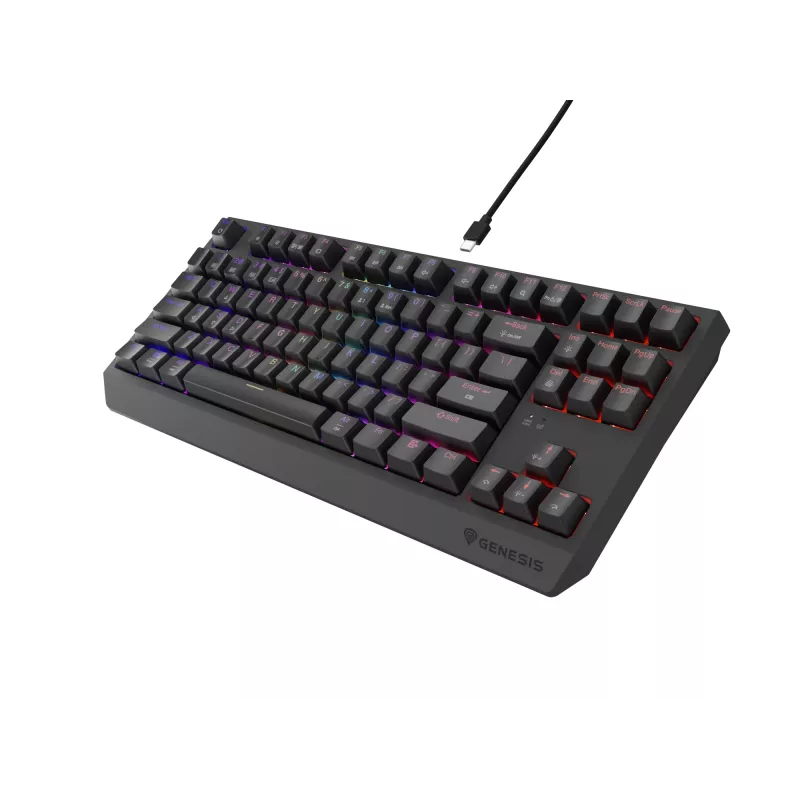 GENESIS Thor 230 TKL Πληκτρολόγιο Gaming USB + RF Wireless + Bluetooth QWERTZ μαύρο