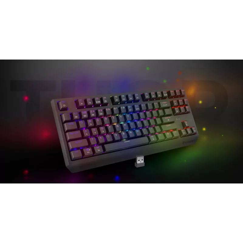 GENESIS Thor 230 TKL Πληκτρολόγιο Gaming USB + RF Wireless + Bluetooth QWERTZ μαύρο