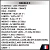 Σετ τουβλάκια κατασκευής Cobi Rafale C 551 τεμάχια μοντέλο COBl-5901