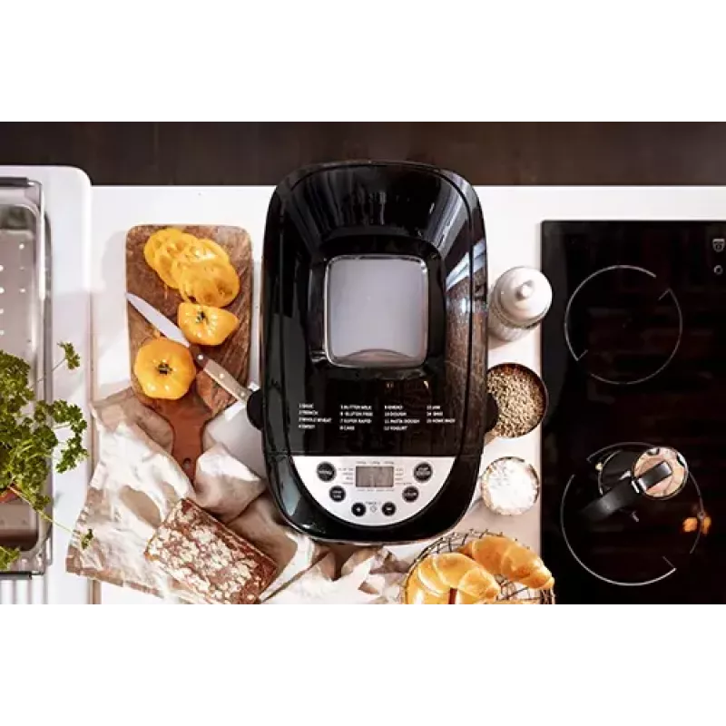 Αρτοπαρασκευαστής Mesko Home MS 6022 850 W Μαύρο ψηφιακός χρονοδιακόπτης