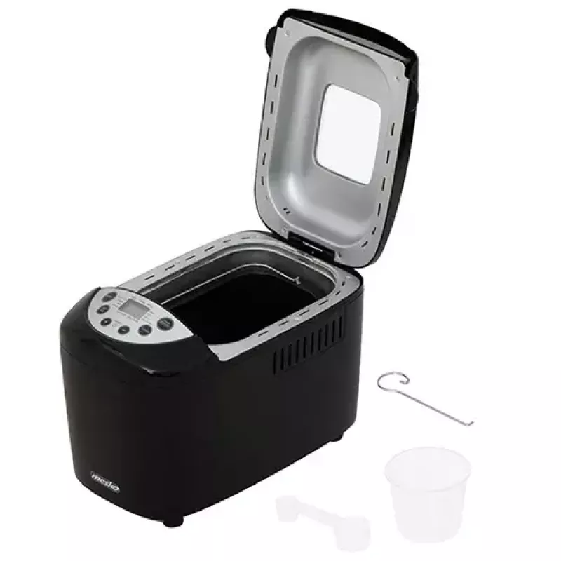 Αρτοπαρασκευαστής Mesko Home MS 6022 850 W Μαύρο ψηφιακός χρονοδιακόπτης