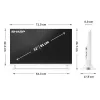 Sharp LC-32HF2265EW 81,3 cm (32 ίντσες) HD Smart TV WLAN λευκό