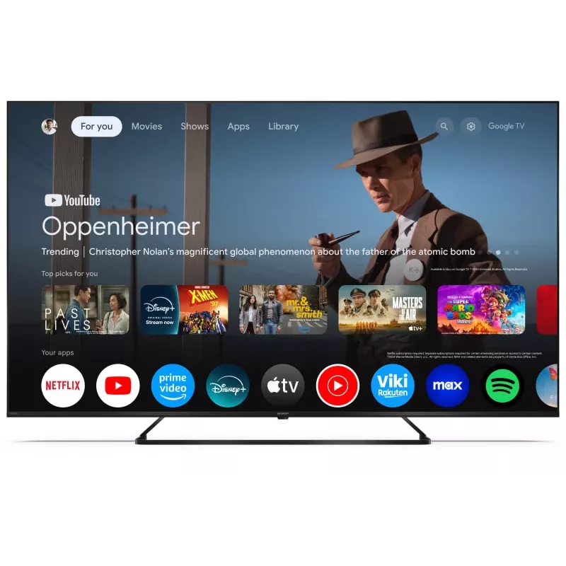 Sharp 50HP6265E TV 127 cm (50 ίντσες) 4K Ultra HD Smart TV Wi-Fi μαύρο