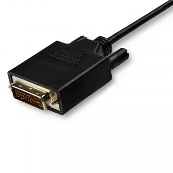 StarTech.com 10ft (3m) Καλώδιο USB-C σε DVI – 1080p (Single Link) USB Type-C (DP Alt Mode HBR2) σε DVI-Digital-Video Καλώδιο προσαρμογέα – Λειτουργεί με Thunderbolt 3 – Φορητός υπολογιστής σε οθόνη DVI