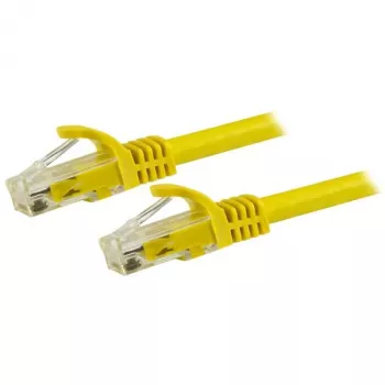 StarTech.com 7,5m CAT6 Καλώδιο Ethernet - Κίτρινο CAT 6 Καλώδιο Gigabit Ethernet - 250MHz 100W PoE RJ45 UTP Καλώδιο δικτύου/patch χωρίς γλωττίδα με ανακούφιση έλξης ελεγμένο μεμονωμένα