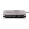 StarTech.com Προσαρμογέας USB-C Multiport, 4K 60Hz HDMI 2.0b, HDR, USB 3.2 Gen 2 10Gbps Hub (2xUSB-C, 1xUSB-A), 100W PD Pass-Through, Mini Travel Dock, Καλώδιο 12 ίντσες/30cm, Βάση σύνδεσης φορητού υπολογιστή