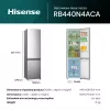 Hisense RB440N4ACA Ελεύθερο 336 L Ανοξείδωτο Ατσάλι