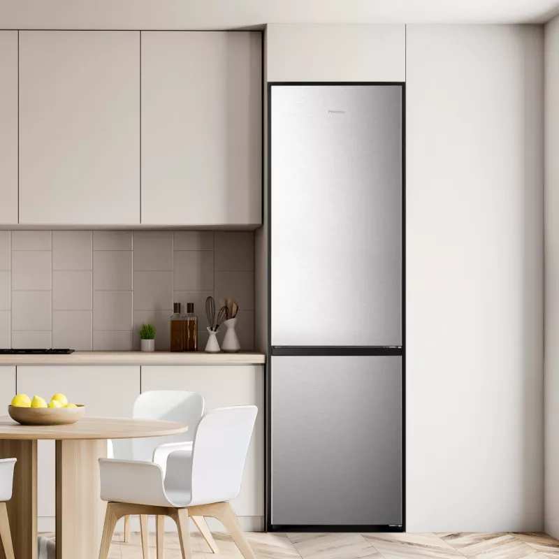 Hisense RB440N4ACA Ελεύθερο 336 L Ανοξείδωτο Ατσάλι