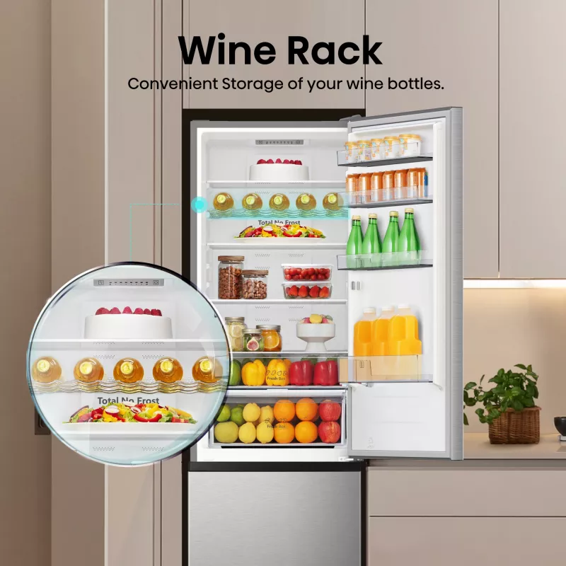 Hisense RB440N4ACA Ελεύθερο 336 L Ανοξείδωτο Ατσάλι