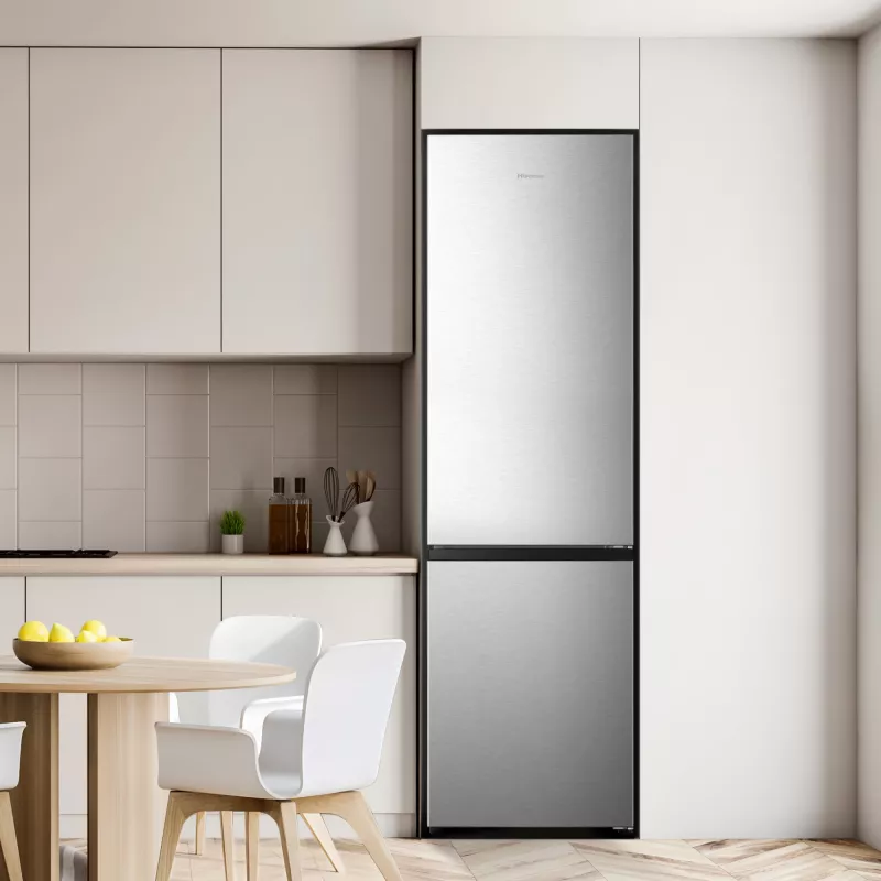 Hisense RB440N4ACA Ελεύθερο 336 L Ανοξείδωτο Ατσάλι