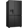 Hisense RS818N4TFC Ψυγείο Side-by-Side Ελεύθερο 632 L Μαύρο, Ανοξείδωτο Ατσάλι