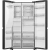 Hisense RS818N4TFC Ψυγείο Side-by-Side Ελεύθερο 632 L Μαύρο, Ανοξείδωτο Ατσάλι