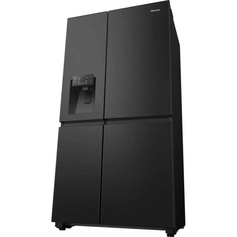 Hisense RS818N4TFC Ψυγείο Side-by-Side Ελεύθερο 632 L Μαύρο, Ανοξείδωτο Ατσάλι