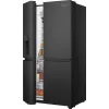 Hisense RS818N4TFC Ψυγείο Side-by-Side Ελεύθερο 632 L Μαύρο, Ανοξείδωτο Ατσάλι
