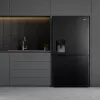 Hisense RS818N4TFC Ψυγείο Side-by-Side Ελεύθερο 632 L Μαύρο, Ανοξείδωτο Ατσάλι