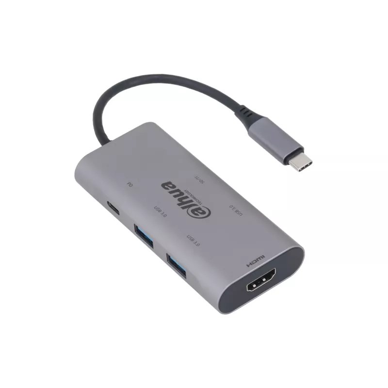 Dahua Technology 7-in-1 USB 3.1 Type-C σε USB 3.0 + HDMI + SD/TF + PD σταθμός σύνδεσης
