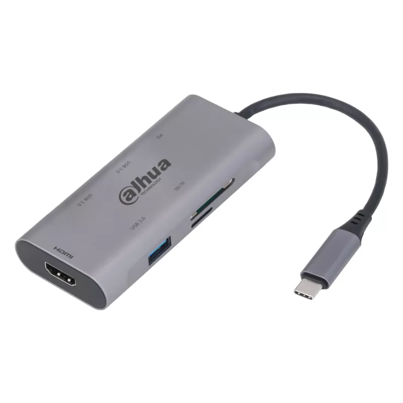 Dahua Technology 7-in-1 USB 3.1 Type-C σε USB 3.0 + HDMI + SD/TF + PD σταθμός σύνδεσης