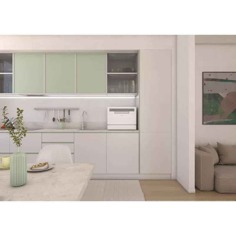 Candy RapidÓ CP 6E51LW ελεύθερο 6 σερβίτσια