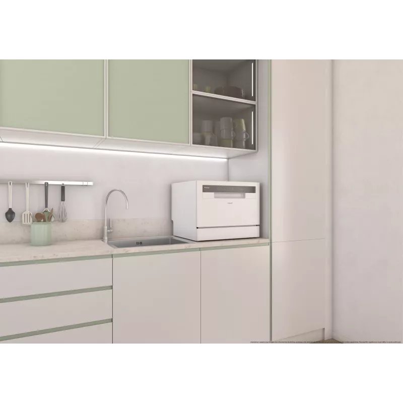 Candy RapidÓ CP 6E51LW ελεύθερο 6 σερβίτσια