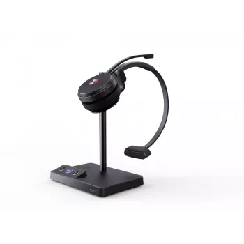 Yealink WH62 Mono Teams Headset, Ασύρματο, Γραφείο/Callcenter, 20 - 20000 Hz, 80 g, Headset, Μαύρο